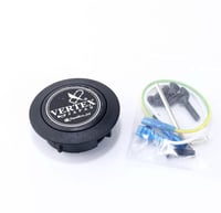 Image 5 of VERTEX 13'' White Embroidery Deep Dish Steering Wheel