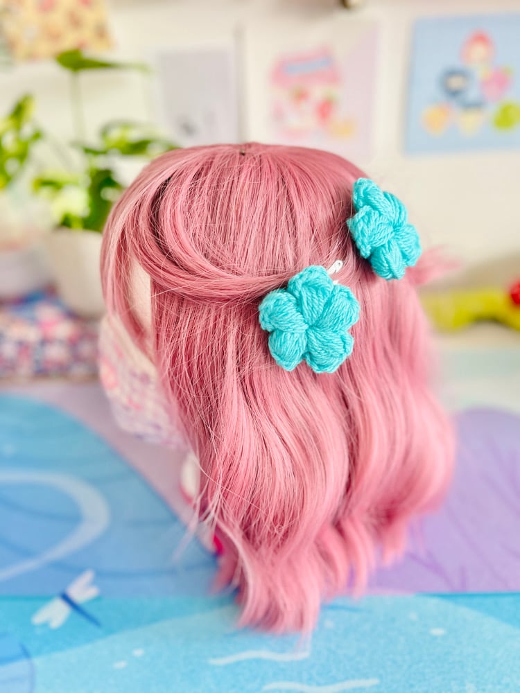 Image of Chunky Crochet Hairclips 🎀