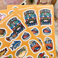 Image 8 of Fish Market Sticker Sheet