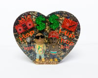 Image 1 of Hip-Hop Legends Resin Heart Keepsake BY Lady L