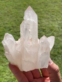 Image 9 of Quartz Crystal Points Cluster With Rainbows #1493