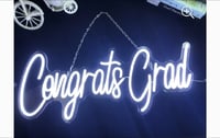 26.4” x 11“ LED Neon Sign【Congrats Grad】 for rent only 