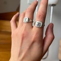 Image 3 of Letter Signet Ring