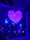 Image of Glitter heart pink