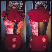 Image 4 of Velvet tie dye top S/M