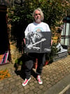 Steve Black & White Canvas