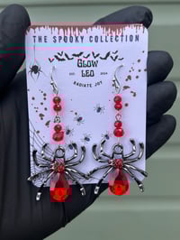 Image 1 of Red Spider Earrings
