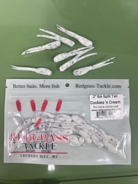 2" BA Split Tail - Cookies 'N Cream