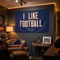 Image 3 of I LIKE FOOTBALL Flag