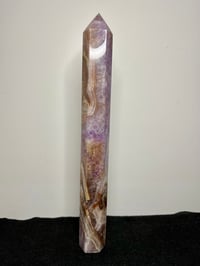 Image 10 of Large Lace Agate with Amethyst Generator #2840
