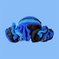 Deep Blue Ruffle Bucket