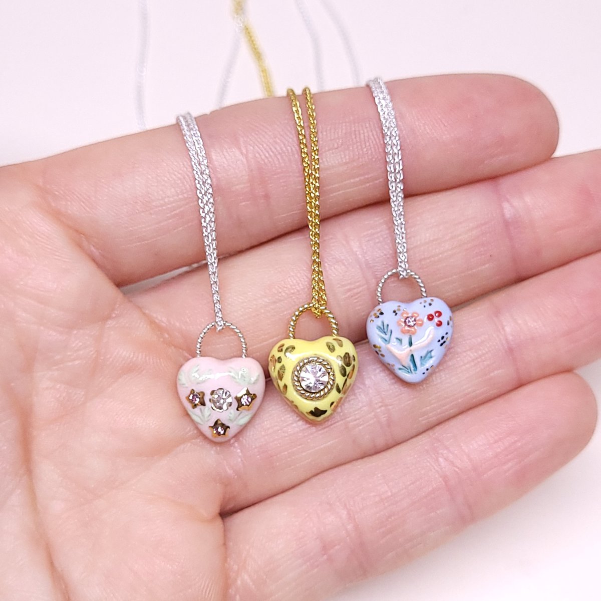 Image of Puffy Heart Pendants