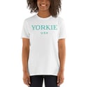 Yorkie USA Teal Shirt