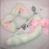 Pink / white Kitten 🐈‍⬛🐾💕 playset 
