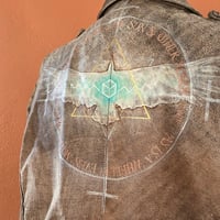 Image 5 of painted Vintage Leather Jacket