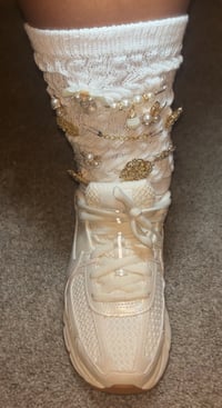 Image 3 of Jeweled Charm Socks 