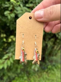 Image 1 of Rainbow Trout Earrings