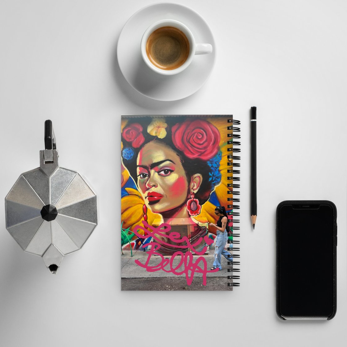 Image of 2023 Frida Khalo Spiral notebook
