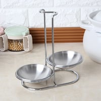 Image 20 of Kitchen Accessories Vertical Single/Double Ladle Spoon Utensil Rack Soup Spoon Rest Stand 