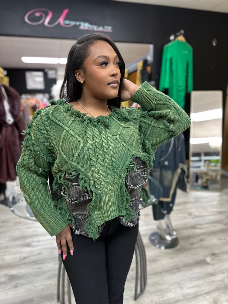 Image of Green Acid Sweater