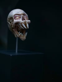 Image 8 of Vampire fetal skull, original art, dark academia