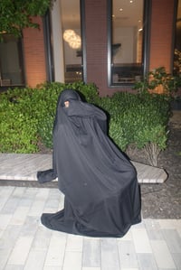 Image 2 of BLACK-Maimoona jilbaab 