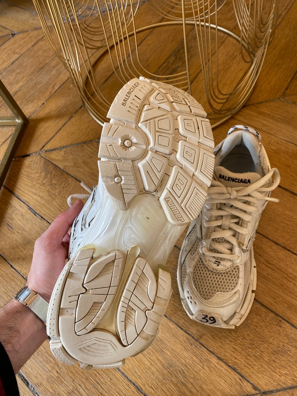 Image of BALENCIAGA - Sneaker Runner White 39EU