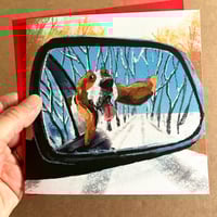 Image 2 of Rear View Christmas - Set Of 4 Luxury Christmas Cards