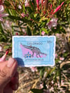 Colorado State Dinosaur Watercolor Sticker
