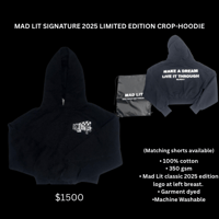Image 4 of MAD LIT SIGNATURE 2025 LIMITED EDITION CROP-TOP HOODIE