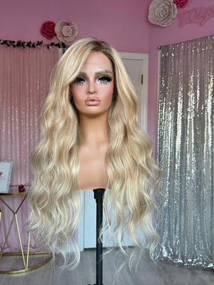 Image of human hair honey blonde (ready to ship) 