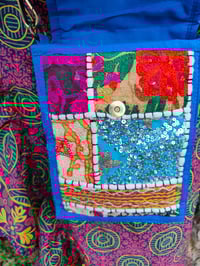 Image 3 of  Jaz min cross body bag and coin purse- Blue 2