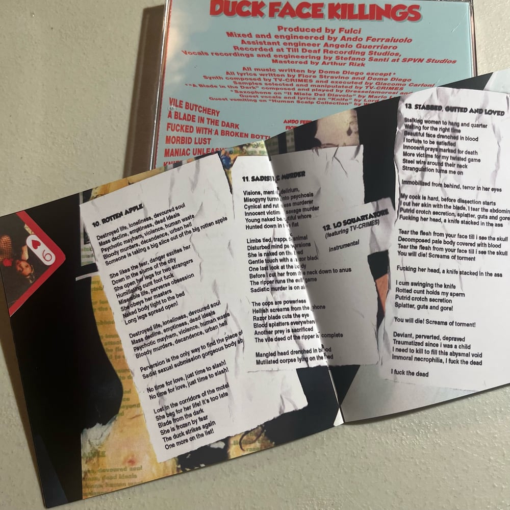 FULCI - "Duck Face Killings" CD