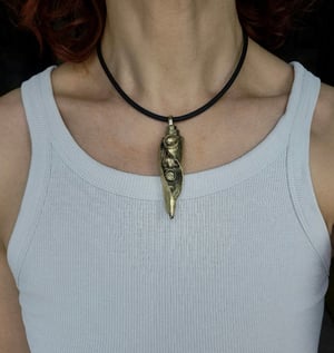 Three bullet casings pendant 