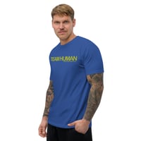 Image 23 of Team Human 03A Fitted Short Sleeve T-shirt