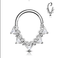 Image 2 of Heart Filigree Septum