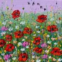 Image 1 of Swallows and Poppies