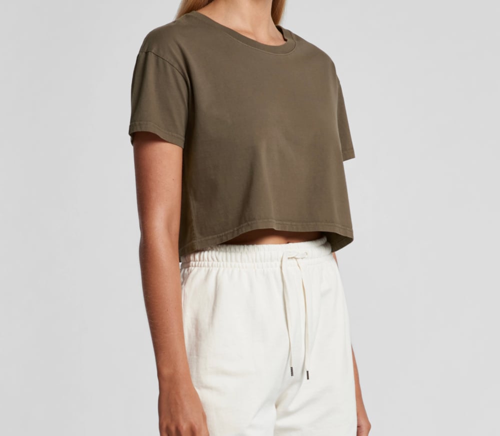 Cropped Wavy T-Shirt