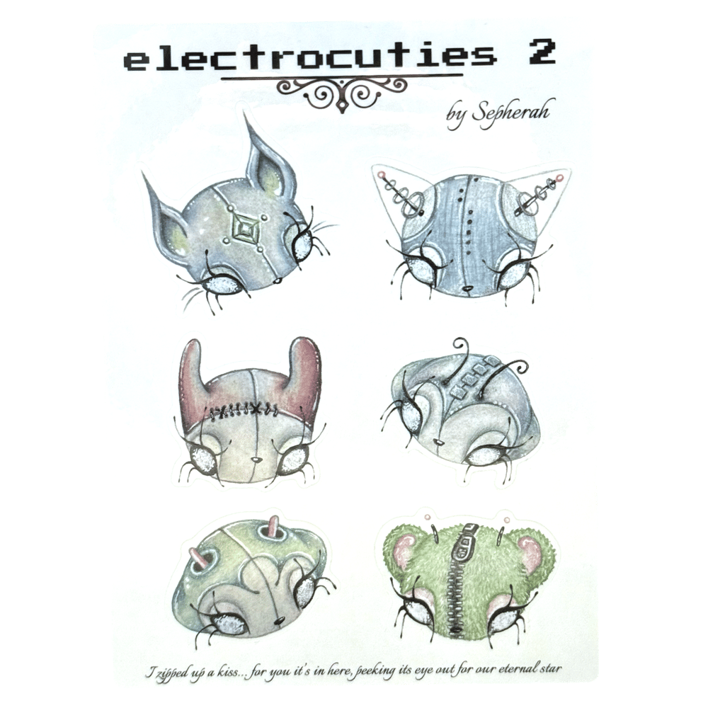 Image of Electrocuties 2 (transparent) 6pc (5x7)