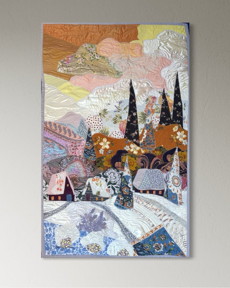 ʼWarm winter sky’ - large winter landscape, 91x58 cm Image 3