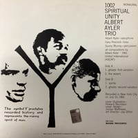 Image 2 of Albert Ayler Trio - Spiritual Unity 