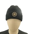 Hilton beanie in Black and Stone