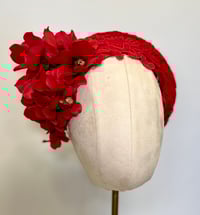 Image 1 of Red lace halo 