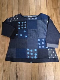 Image 2 of Swing Top-patch denim 