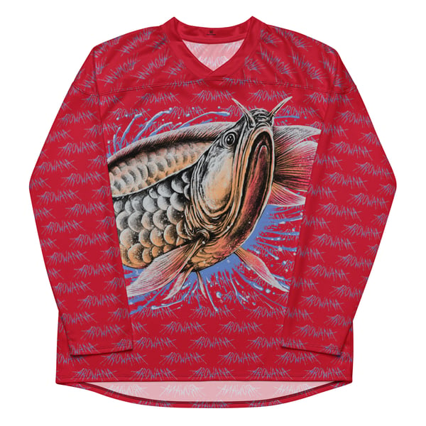 Image of Red Arowana Hockey Jersey