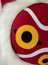 Image 2 of Large Princess Mononoke Mask Plushie - Made To Order.