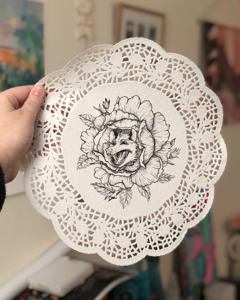 Image of Possum Doily