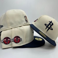Image 3 of New Era 59Fifty Chrome Navy Rockets 