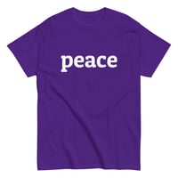 Image 1 of Unisex classic tee, Peace Tee