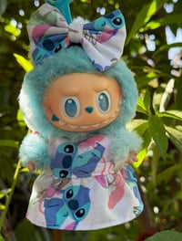 Image 1 of Stitch Labubu Dress and Bow 